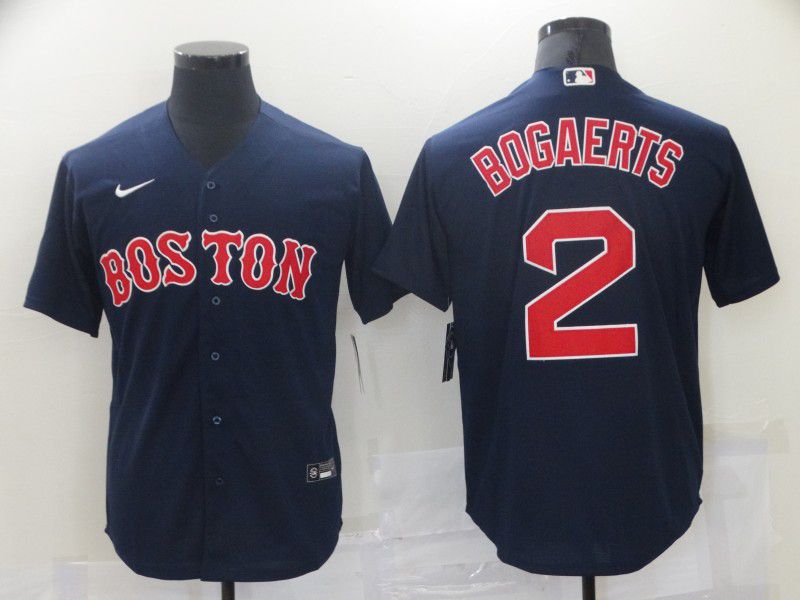 Men Boston Red Sox #2 Bogaerts Blue Game 2021 Nike MLB Jersey->atlanta braves->MLB Jersey